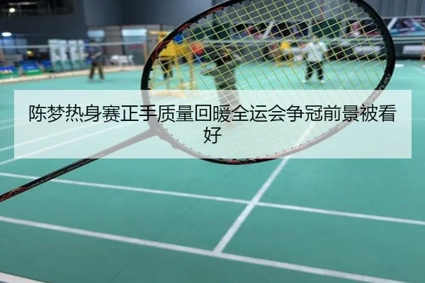 陈梦热身赛正手质量回暖全运会争冠前景被看好
